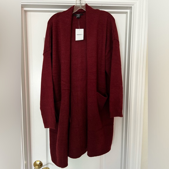 CLEARANCE Women’s Open-Front Cardigan Sweater Size Large - Picture 3 of 10